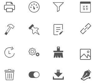 Tools icon set